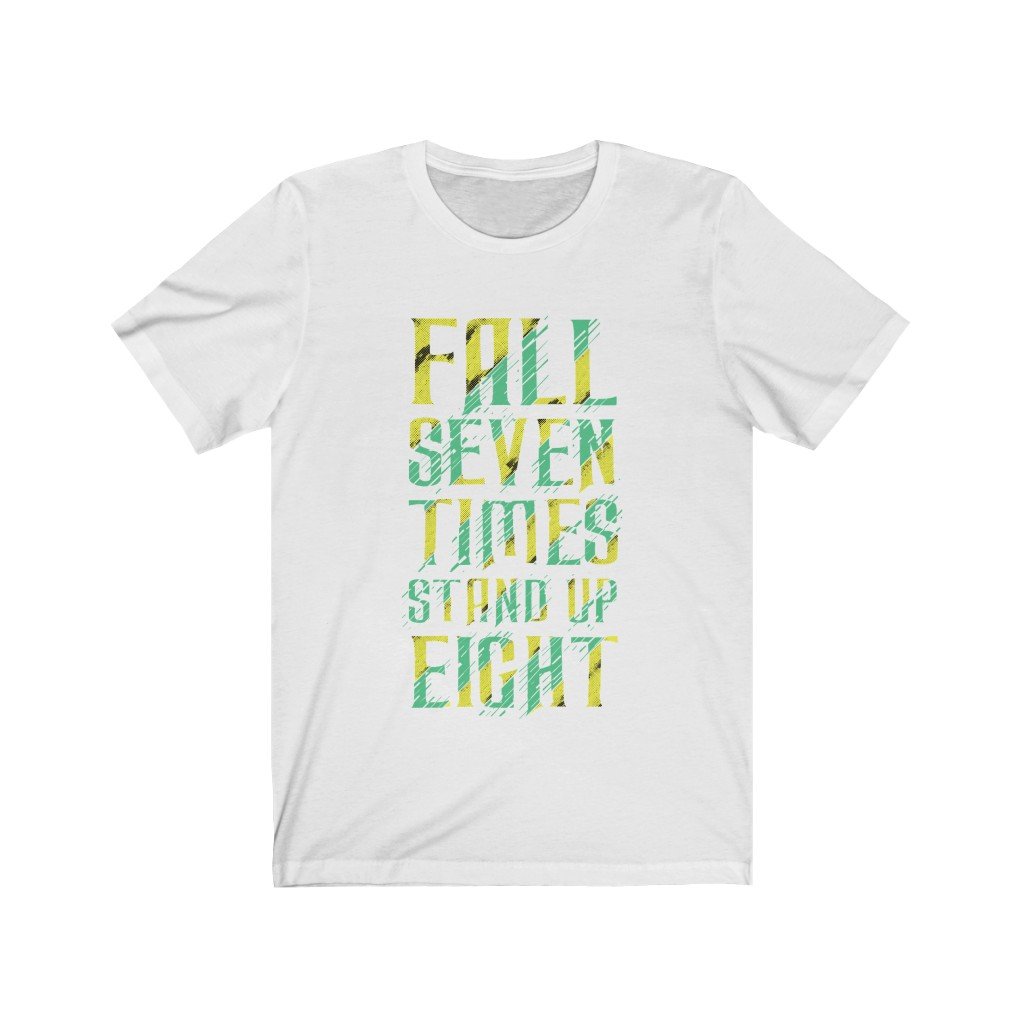 Fall and Stand up Lettering T-Shirt